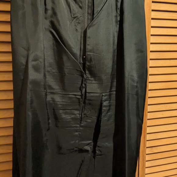 Kasper for ASL Nights Wool Black Fitted Jacket with Belt & Skirt - Picture 16 of 16